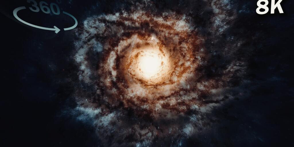 Zooming into the Center of the Andromeda Galaxy (360° VR Video) [8K ...